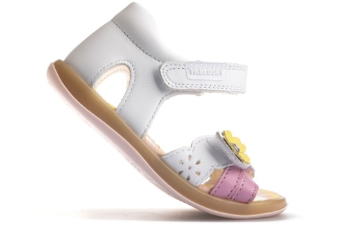 Босоножки Pablosky для девочки, белые фото 5
