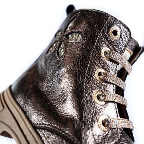 Ботинки PABLOSKY для девочки, бронзовые фото 10