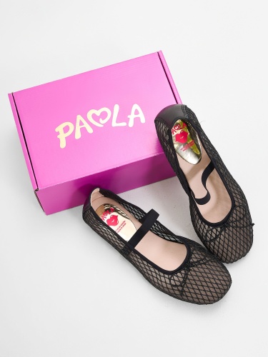 Туфли Paola для девочки, чёрные фото 2