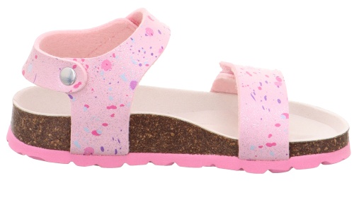 Босоножки Superfit для девочки, розовые фото 4