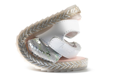 Босоножки Pablosky для девочки, белые фото 6