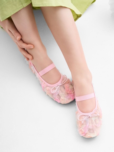 Туфли Paola для девочки, розовые фото 4