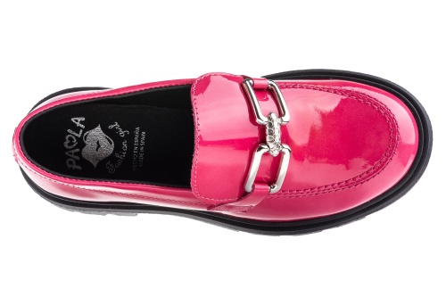 Лоферы PAOLA для девочки, розовые фото 4