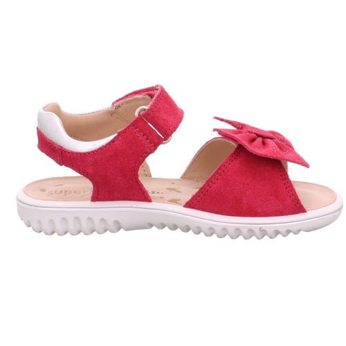 Босоножки SUPERFIT для девочки, красные фото 4
