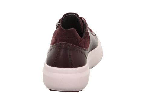 Женские кеды Legero, бордовые фото 5