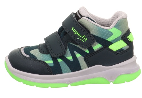 Ботинки Superfit для мальчика, зелёные фото 2