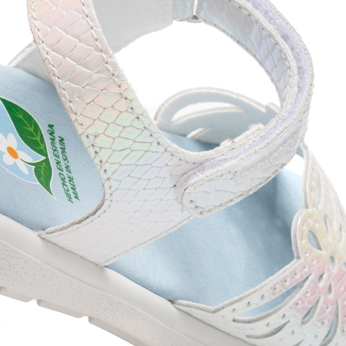 Босоножки Pablosky для девочки, перламутровые фото 7