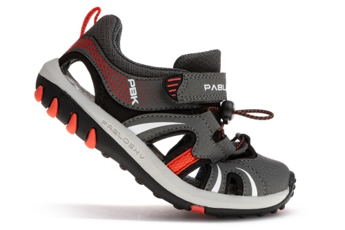 Сандалии Pablosky для мальчика, серые фото 5