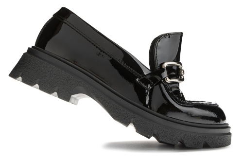 Лоферы PAOLA для девочки, чёрные фото 5