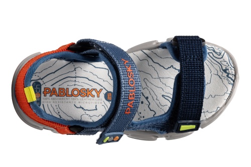 Сандалии Pablosky для мальчика, синие фото 4