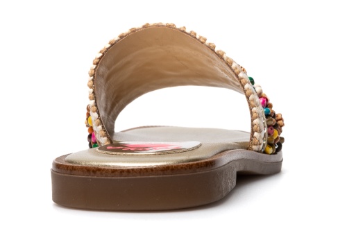 Сабо Paola для девочки, бежевые фото 3