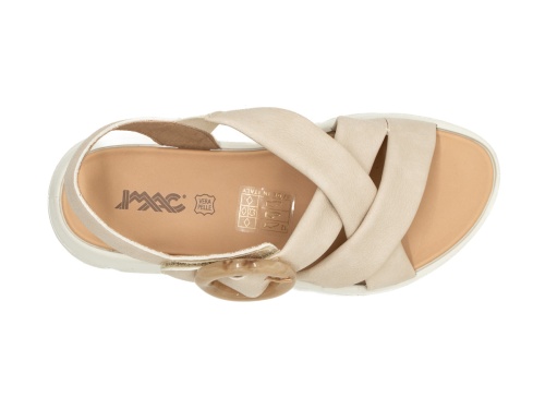 Женские босоножки IMAC, бежевые фото 6