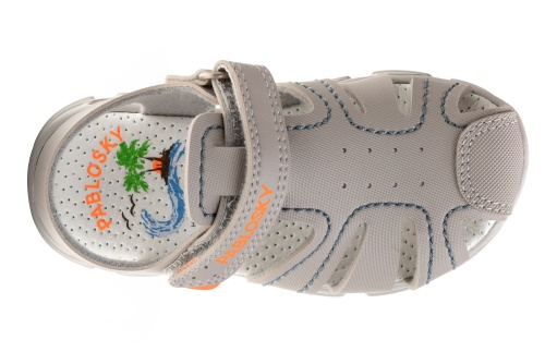 Сандалии Pablosky для мальчика, серые фото 4