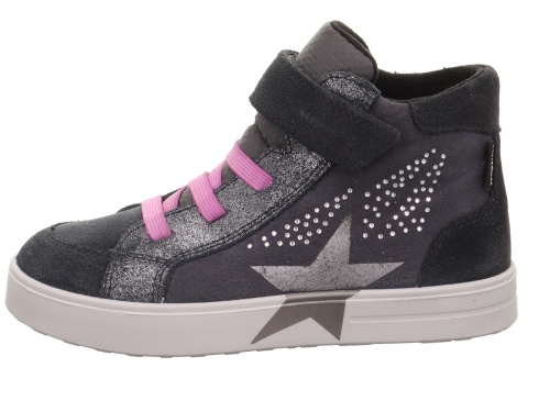 Ботинки SUPERFIT для девочки, серые фото 2