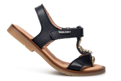 Босоножки Pablosky для девочки, синие фото 5