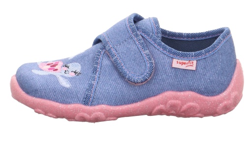 Тапочки Superfit для девочки, синие фото 2