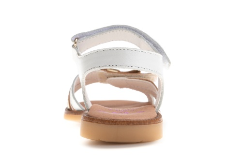 Босоножки Pablosky для девочки, белые фото 3