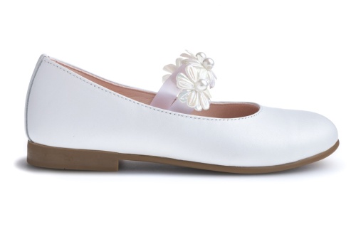 Туфли Paola для девочки, белые фото 2