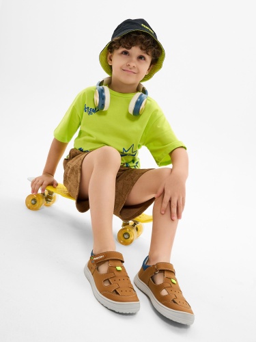 Сандалии Pablosky для мальчика, коричневые фото 4