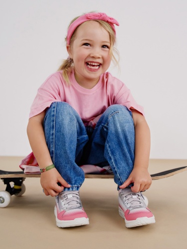 Кроссовки Superfit для девочки, розовые фото 4