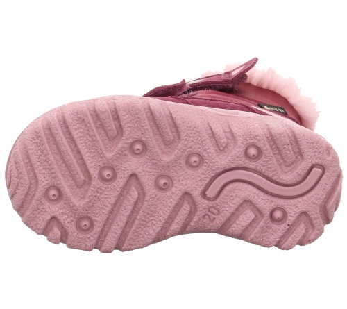 Ботинки Superfit для девочки, бордовые фото 6