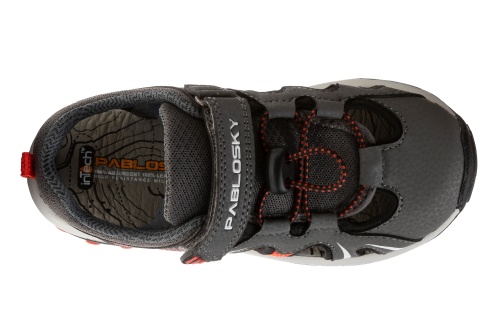 Сандалии Pablosky для мальчика, серые фото 4