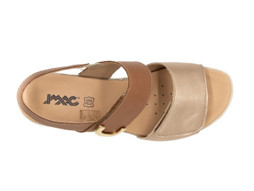 Женские босоножки IMAC, коричневые фото 6