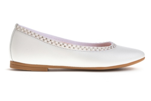 Туфли Paola для девочки, белые фото 2