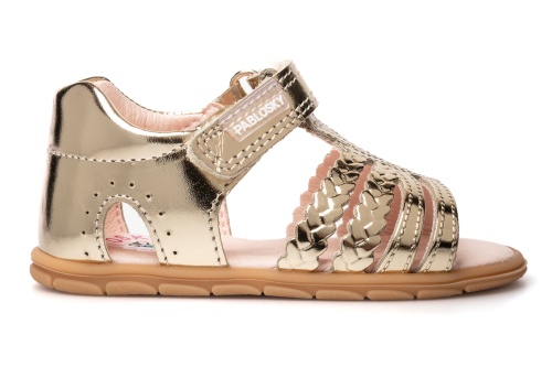 Босоножки Pablosky для девочки, золотые фото 2