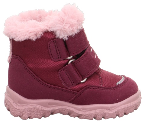 Ботинки Superfit для девочки, бордовые фото 4