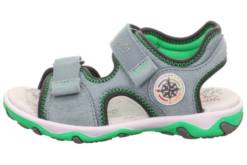 Сандалии Superfit для мальчика, зелёные фото 2