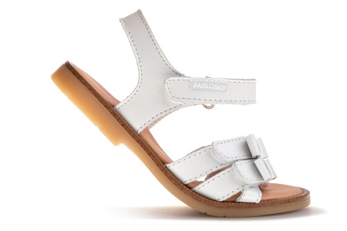 Босоножки Pablosky для девочки, белые фото 5